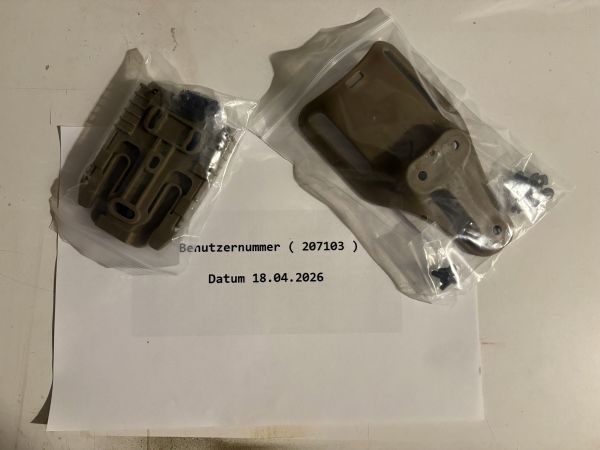 Safariland CUBL 6070 Mid-Ride + QLS Kit Clon