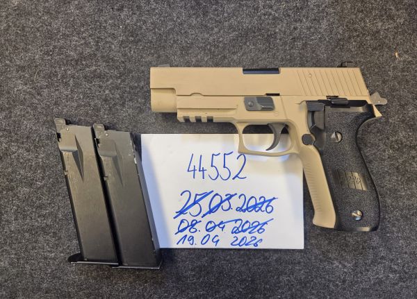 WE P226 GBB mit zwei Magazinen