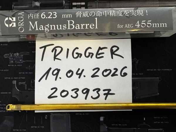 ORGA Magnus 6.23 455mm Wide Bore Barrel Innenlauf HPA S-AEG