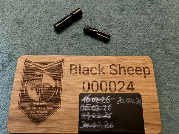 MP7 HK/Well Außenlauf Aufnahme mit Flashhider aus Metall