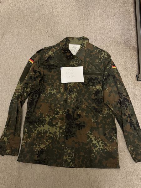 Bundeswehr Feldbluse Flecktarn Größe 16
