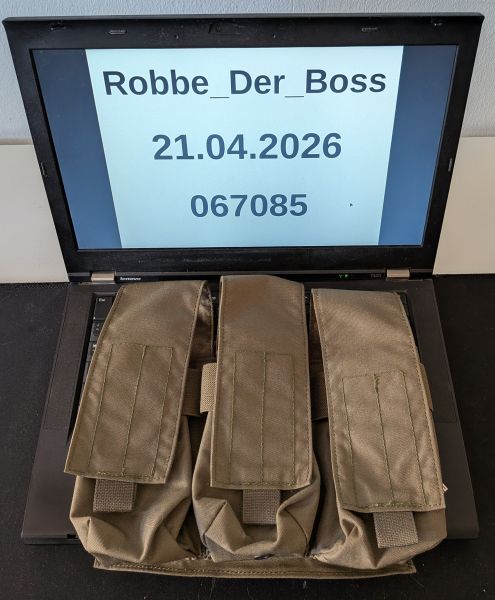 EmersonGear Triple (bis zu 6x) AK Magazintasche - Ranger Green