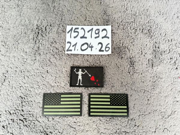 FOG Forward Observations Group Patch + 2x NV US flag patches