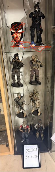 1/6 Militär Figuren Set