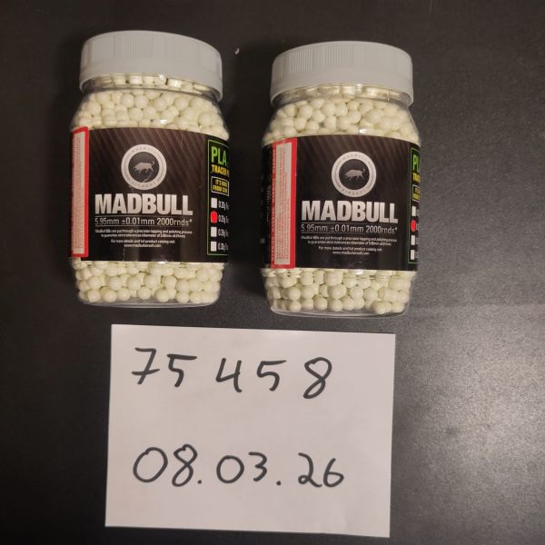 2x MadBull 0.25gr Tracer BBs
