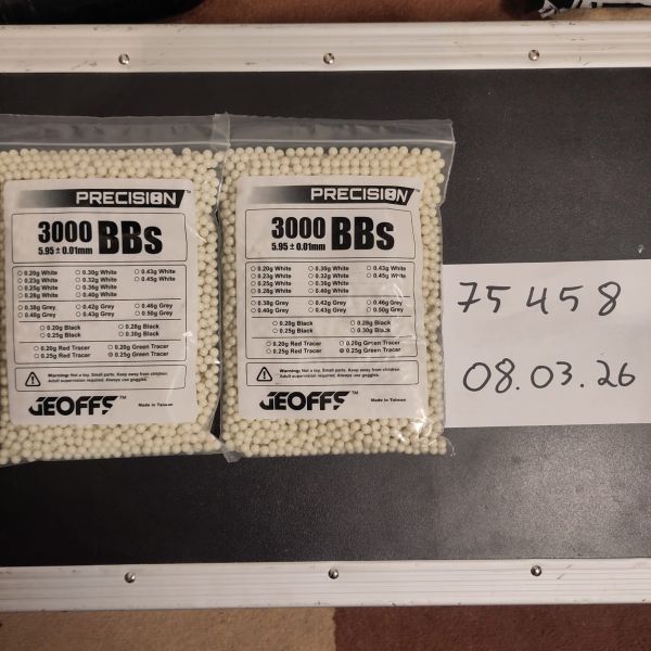 2x Geoffs 0.25gr Tracer BBs