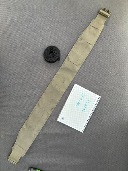 TT Tasmanian Tiger Warrior Belt LC steingrau-oliv