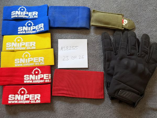 Teamarmbänder, Handschuhe, Deathrag
