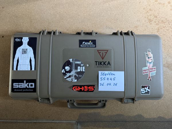 SRC SMG RIFLE HARD CASE WAFFENKOFFER TAN KOFFER