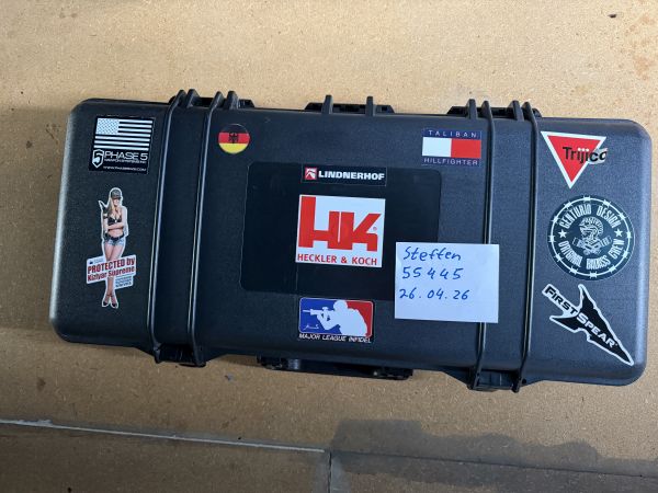 SRC SMG RIFLE HARD CASE WAFFENKOFFER SCHWARZ BLACK KOFFER