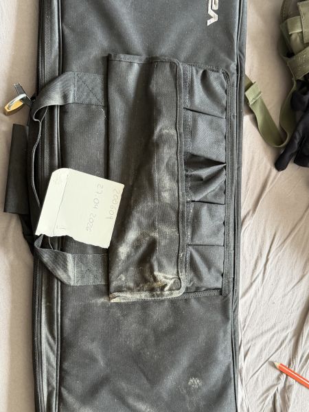 Schwarze Waffentasche 