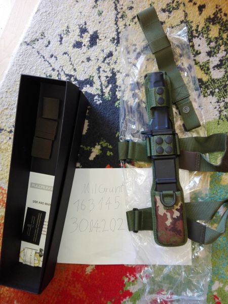 [NEU IN OVP] Original Extrema Ratio Fulcrum (Ranger Version) Bajonett mit MOLLE kompatibler Scheide in Vegetato-Camo, Made in italy