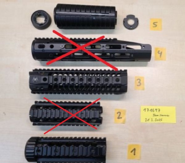 Handguard Front Teile M4 RIS 