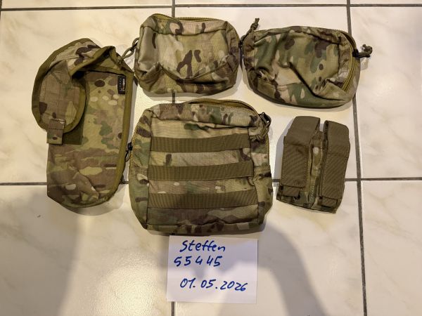 MOLLE MULTICAM UTILITY MEHRZWECKTASCHEN POUCH SET MAGAZINTASCHE 