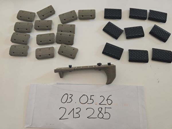 M LOK Zubehör Set Rail Cover Schutz Abdeckung und Hand Stop 