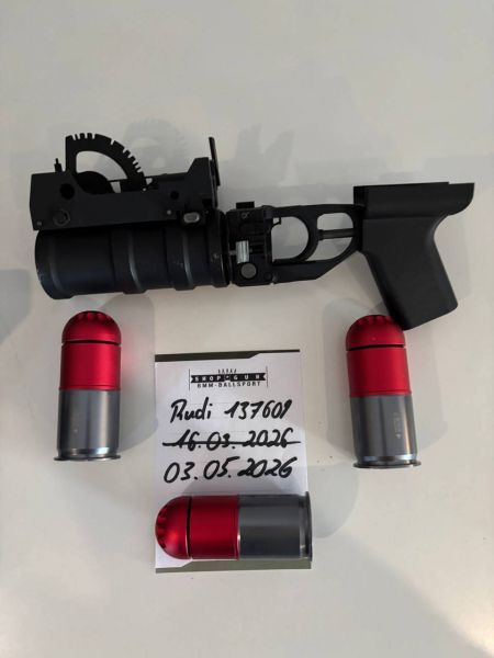 King Arms GP 30 + 3 Nuprol 96BB Granaten 40mm