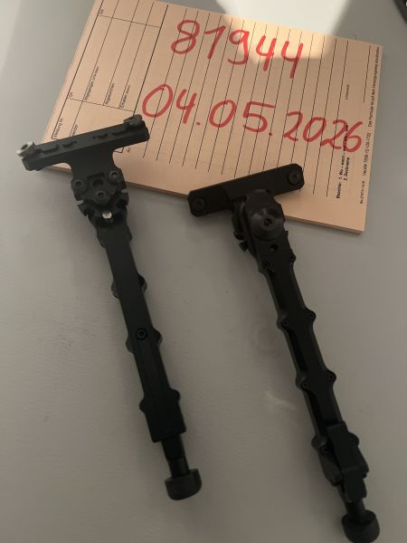 Side mounted bipod KeyMod / M-LOK mount