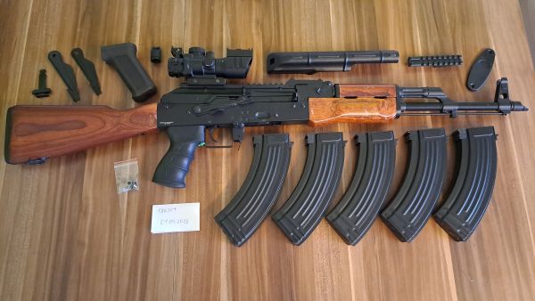 AK 47 Begadi Sport Gen.3 mit Mosfet, Vollmetall und Echtholz
