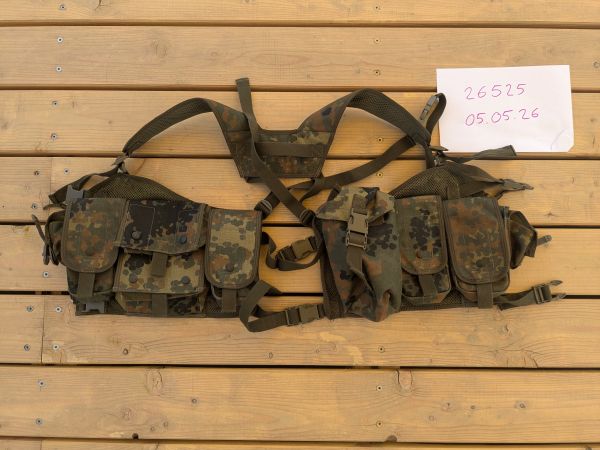 LHBw453890 Schleswiger Tauwerkfabrik Chest Rig Flecktarn Gebraucht