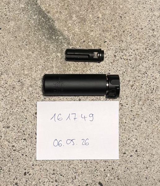 [5KU] QD AAC Style SOCOM 556 MINI2 Silencer -14mm CCW + Flashider