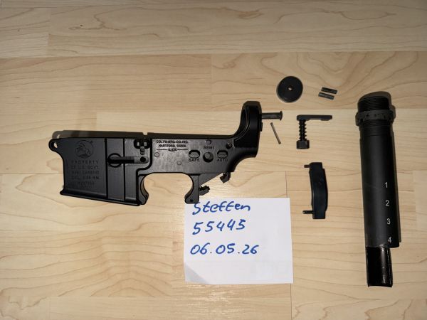 PTW COLT M4 LOWER RECEIVER GEHÄUSE mit allen COLT MARKINGS AR15 PTW XTW DTW FCC HAO SYSTEMA MAGPUL TRIGGER GUARD
