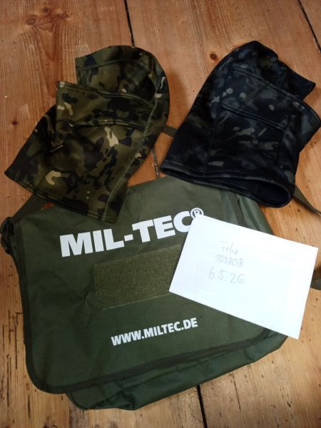 Multicam Black, Tropic, Miltec Tasche 
