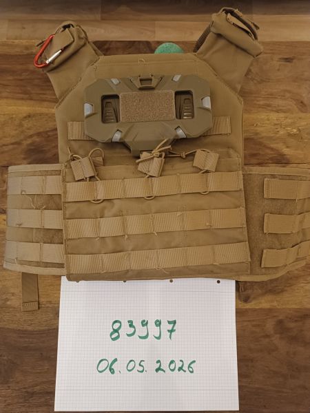 One Tigris Platten Träger mit Rucksack und Handy Halterung 