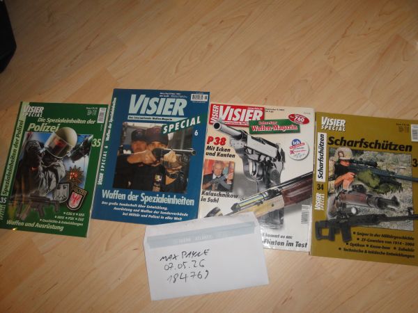 Visier Spezial Zeitung Buch Scharfschützen Polizei KSK 