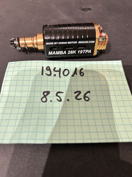 BEGADI MAMBA 28K - 19 TPA NEODYM SUPER BALANCED MOTOR, GOLDFARBEN -LANG-