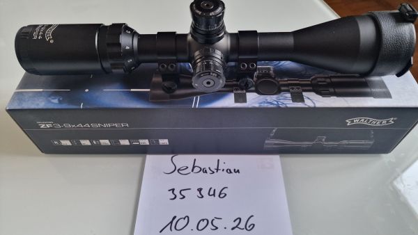 Walther Zielfernrohr ZF 3-9 x 44 Sniper