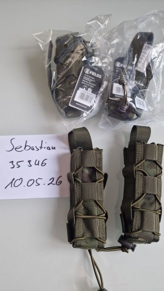 Pistolen Mag Pouch Oliv 