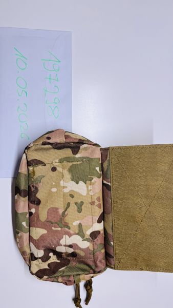 Drop Down Plate Carrier Pouch Multicam 