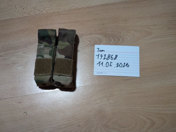 TYR Tactical Double Pistol Mag Pouch Multicam