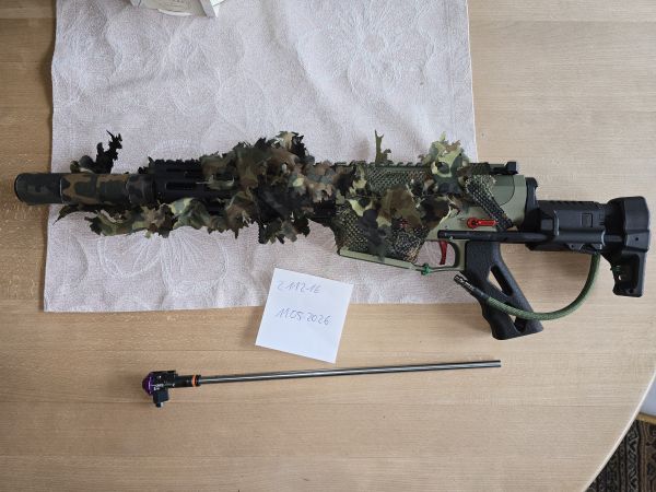 1,7++ Kg Mancraft M4 HPA Airsoft Gate Titan Pulsar D2/ Prometheus CNC Hop-Up Unit/ManCraft CNC Body/ RetroArms Hpa Shell/Carbon Schalldämpfer/VFC Quick Release Stock/ Mancraft CNC Stock Adpater Platte 