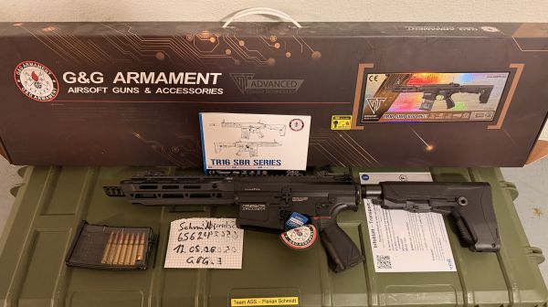 NEU OVP G&G TR16 SBR 308 Mk2 S-AEG Softair Gewehr