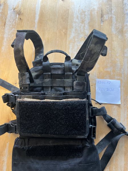 VX Chest Rig mit Rucksack Schwarz 