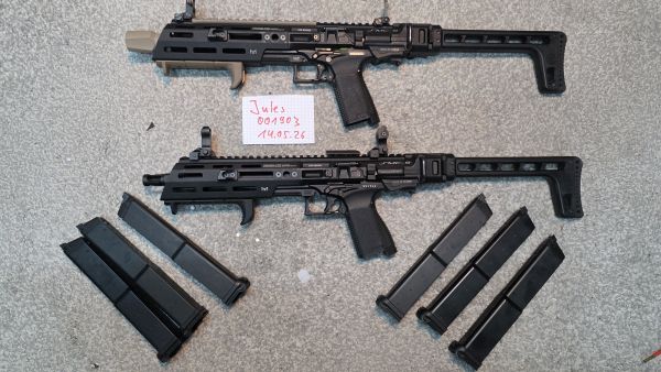 SMC9 im Doppelpack mit 6 Magazinen (Je SMC9 300€ mit 3 Mags)