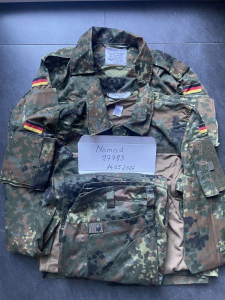 Leo Köhler  KSK Kommando Under Plate Carrier Short, Feldbluse, Hose Flecktarn und Linderhof Battle Belt