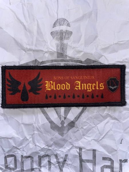 Blood Angels Banner Velcro Patch – Community Design | Warhammer Chapter Banner