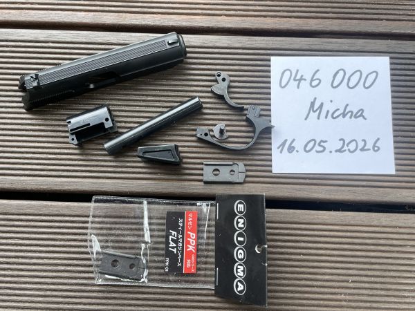 Maruzen PPK (auch PPK/S) Teile-Satz, Ersatzteile (Kunststoff, Metall, Stahl)
