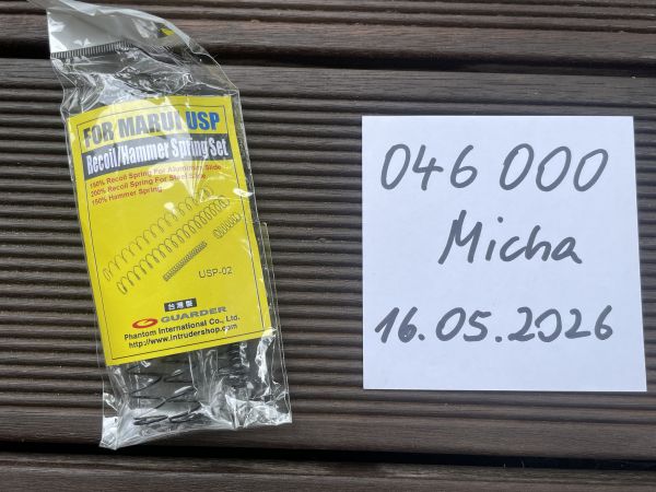 Guarder 150% + 200% Recoil Spring + 150% Hammer Spring für die Tokyo Marui USP GBB