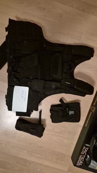 101 INC Raptor Tactical Vest schwarz