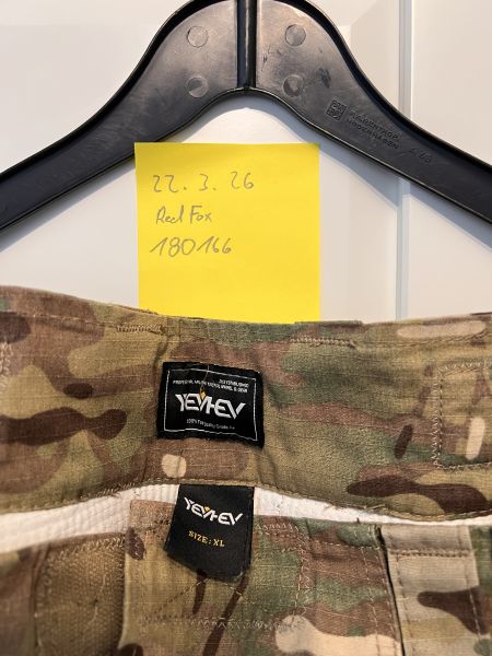Multicam Hose mit Knieschutz Größe XL