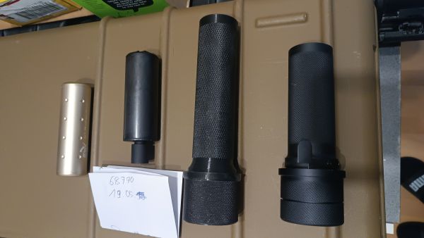 Schalldämpfer-Set, 14mm CCW Innengewinde, in gutem Zustand