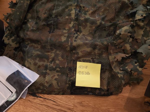Novritsch Ghillie Schulterteil M/L Flecktarn mit umfangreichem Zubehör ungetragen/neuwertig