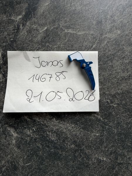 Gate Quantum Trigger Blau