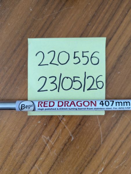 Red Dragon Präzision Tuning Innen Lauf Inner Barrel Edelstahl 6,03mm 407mm 