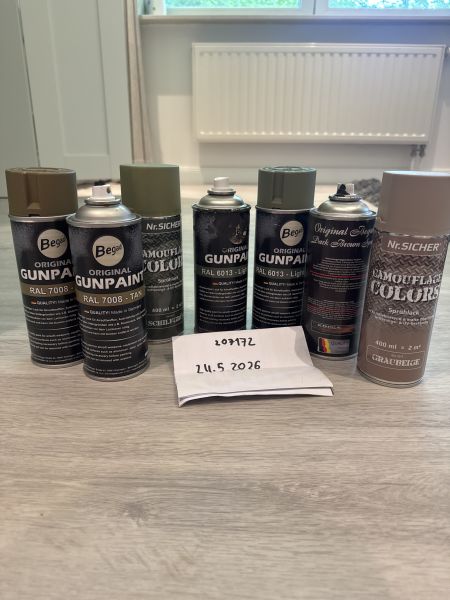 Sprayfarbe, Camouflage RAL GUNPAINT 