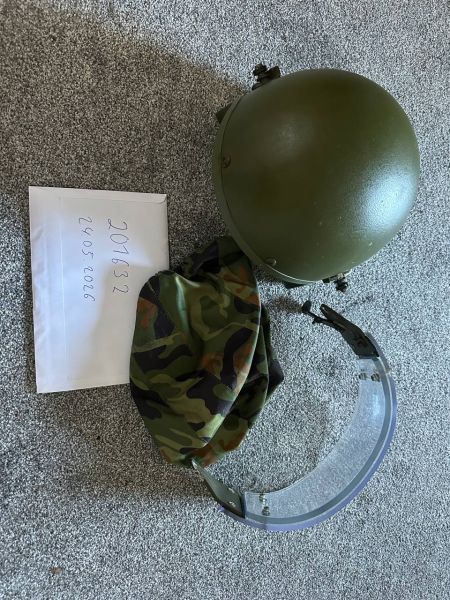 ZSH-1, Original Sowjetischer / Russischer, Helm mit Visier, Größe 2, + Cover 