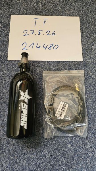 HPA Flasche + Schlauch